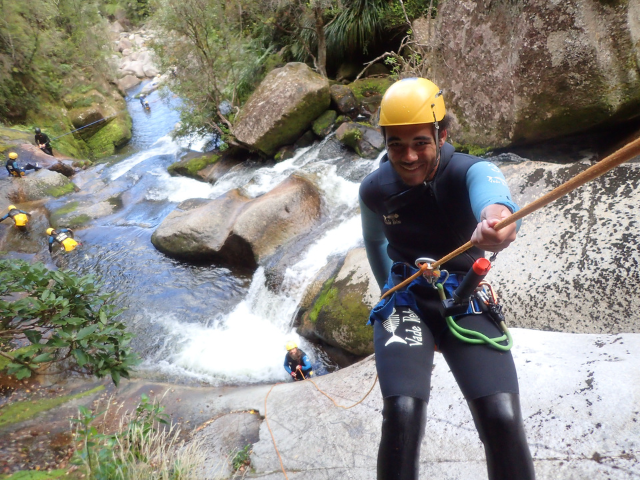 canyoneering yellow helmet river new zealand