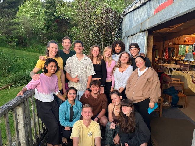 group photo on the porch